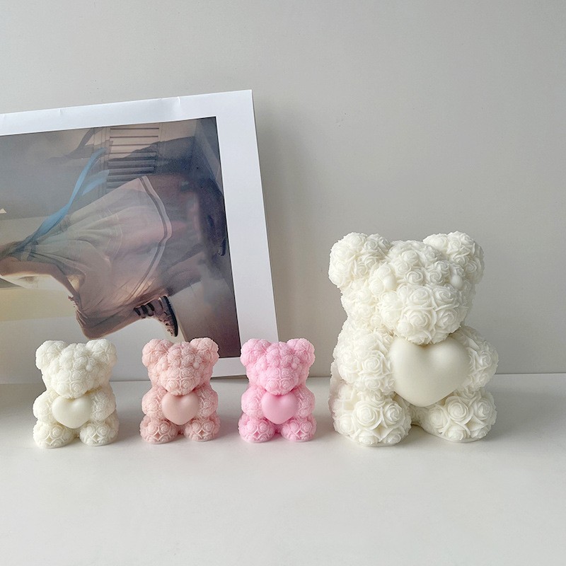 Soap Making Scents - San Valentino Amore Orso rosa Candela
