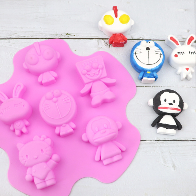 Soap Making Utensils - 1PCS ReadStar 6CA103RD041 6 cavità personaggi
