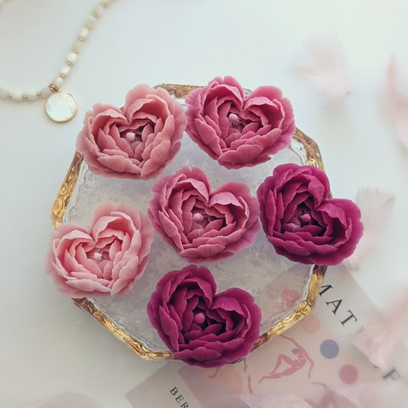 Soap Making Scents - Fiori a forma di cuore Sapone